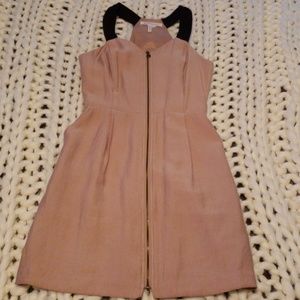 Tan and Black BCBG dress